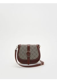 Reserved - Żakardowa torebka crossbody - wielobarwny