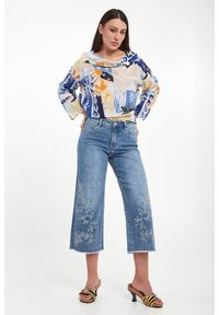 Joseph Ribkoff - Jeansy damskie ażurowe JOSEPH RIBKOFF JEANS. Wzór: ażurowy #1