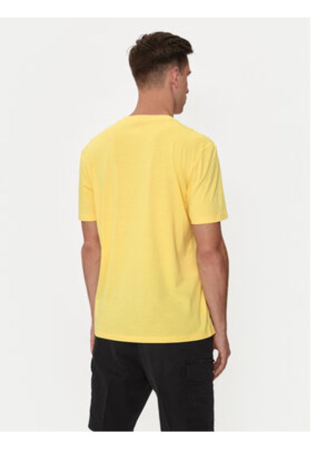 Hugo T-Shirt Dulive222 50467952 Żółty Regular Fit. Kolor: żółty. Materiał: bawełna