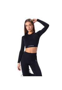 Longsleeve treningowy damski Carpatree Allure Seamless. Kolor: czarny. Długość rękawa: długi rękaw