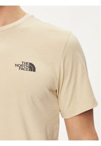 The North Face T-Shirt Simple Dome NF0A87NG Beżowy Regular Fit. Kolor: beżowy. Materiał: syntetyk, bawełna #7