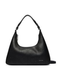 Calvin Klein Torebka Emblem Aop Perfor Lthr Bag LV04F3367G Czarny. Kolor: czarny. Materiał: skórzane #7
