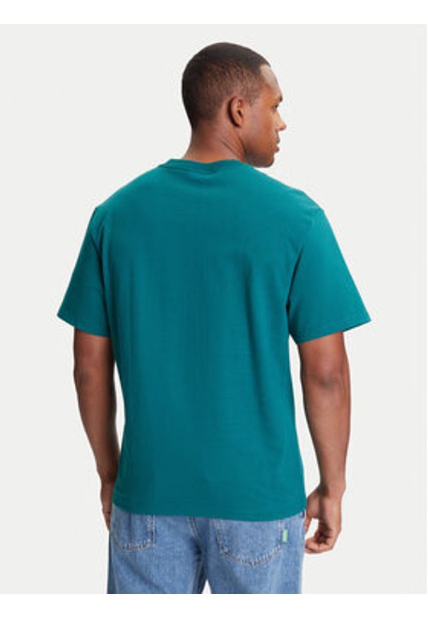 United Colors of Benetton - United Colors Of Benetton T-Shirt 3MI6U109O Zielony Oversize. Kolor: zielony. Materiał: bawełna