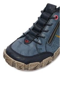 Rieker Półbuty L0357-12 Niebieski. Kolor: niebieski. Materiał: skóra #6