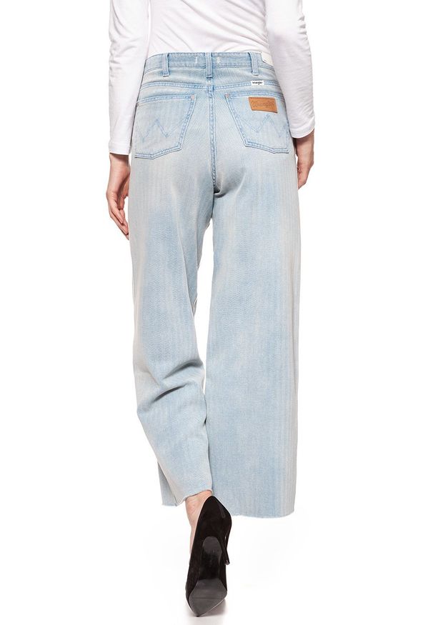 Wrangler - WRANGLER BAGGY HERRINGBONE W28GTS281 112128257. Stan: podwyższony. Wzór: aplikacja, jodełka