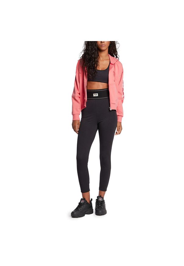 Leginsy damskie Fila TAURIANOVA HIGH WAIST. Stan: podwyższony. Kolor: czarny. Sport: taniec, joga i pilates