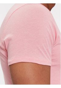 Tommy Jeans T-Shirt Jaspe DM0DM09586 Różowy Slim Fit. Kolor: różowy. Materiał: bawełna, syntetyk