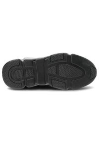 Big-Star - Czarne Sneakersy Big Star Damskie Buty Sportowe. Okazja: na co dzień. Kolor: czarny. Szerokość cholewki: normalna. Wzór: napisy. Sport: turystyka piesza