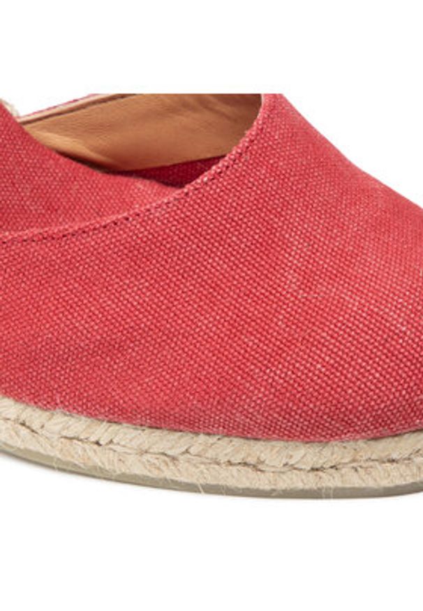 Castañer Espadryle Carina/8/002 021642-604 Czerwony. Kolor: czerwony. Materiał: materiał