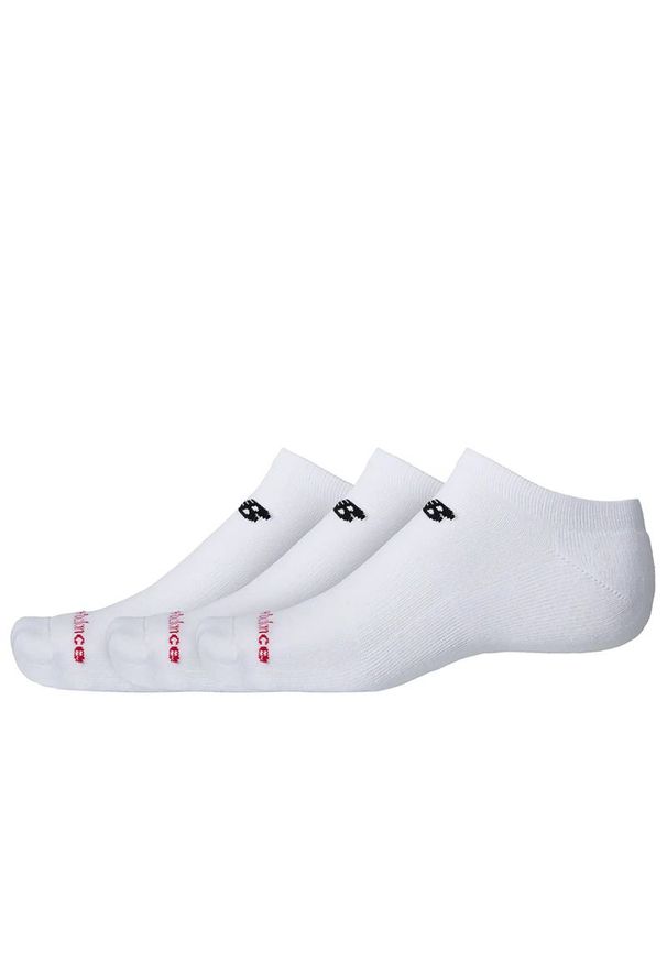 Skarpetki unisex New Balance LAS51453WT - białe. Kolor: biały. Materiał: bawełna, materiał