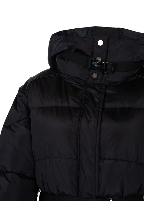Pinko Płaszcz "Fresching Coat" | 1G16CD Y75R | Kobieta | Czarny. Okazja: na co dzień. Kolor: czarny. Materiał: poliester. Styl: casual