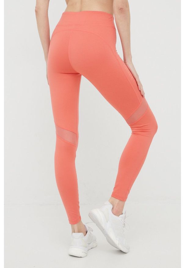 Only Play legginsy treningowe damskie kolor różowy z nadrukiem. Kolor: różowy. Materiał: skóra, dzianina. Wzór: nadruk