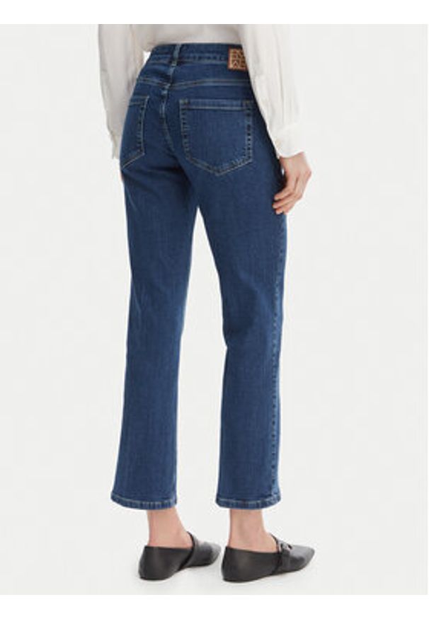 Marella Jeansy 2615181061 Granatowy Slim Fit. Kolor: niebieski