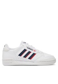 Adidas - adidas Sneakersy Continental 80 Stripes J FX6088 Biały. Kolor: biały. Materiał: skóra