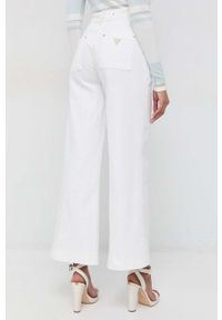 Guess jeansy Dakota damskie high waist. Stan: podwyższony. Kolor: biały #3