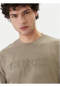 Guess T-Shirt Z2YI11 J1314 Khaki Regular Fit. Kolor: brązowy. Materiał: bawełna #2