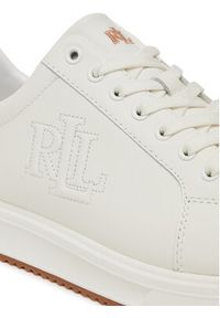 Lauren Ralph Lauren - LAUREN RALPH LAUREN Sneakersy Ainsley 802959229004 Biały. Kolor: biały. Materiał: skóra