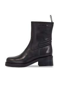 Calvin Klein Jeans Botki Biker Boot Lth Wn YW0YW01330 Czarny. Kolor: czarny. Materiał: skóra #3