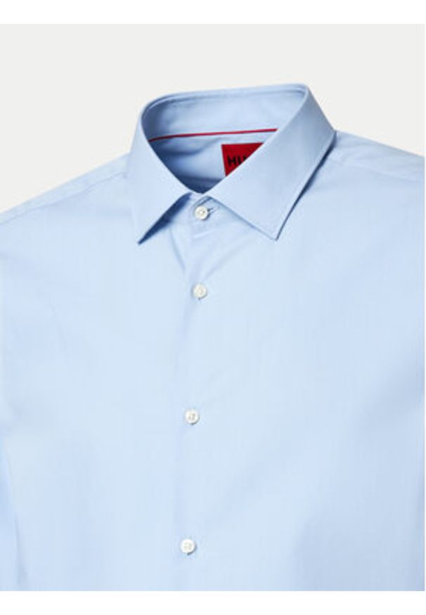 Hugo Koszula C-Jenno 50289499 Błękitny Slim Fit. Kolor: niebieski. Materiał: bawełna