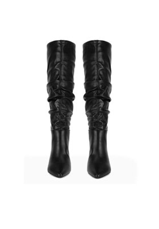 Nine West Kozaki WFA2872-1 Czarny. Kolor: czarny. Materiał: materiał