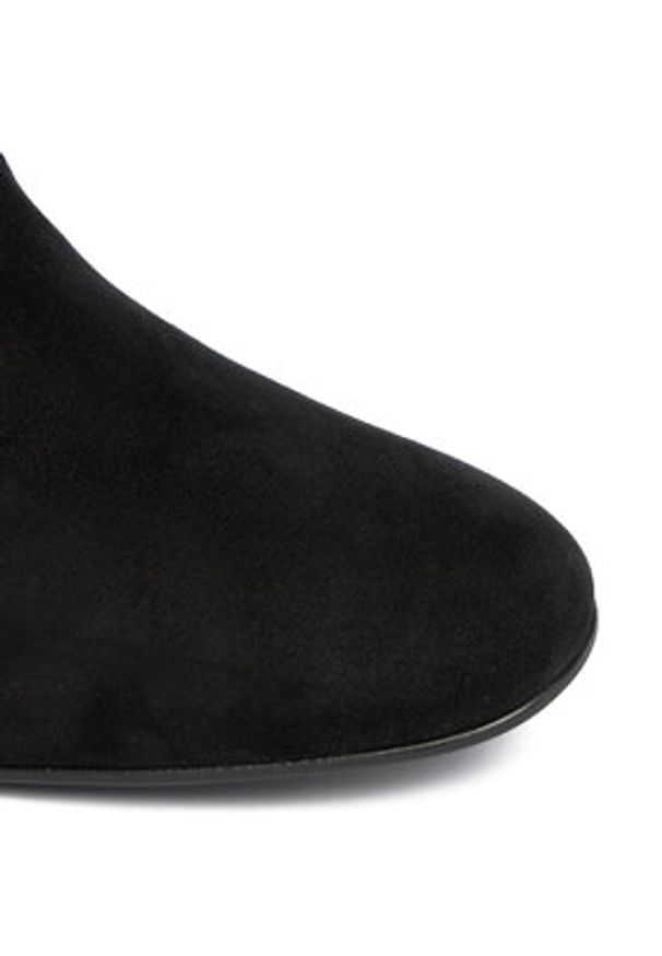 HÖGL Botki 0-184142-01000 Czarny. Kolor: czarny. Materiał: welur, skóra