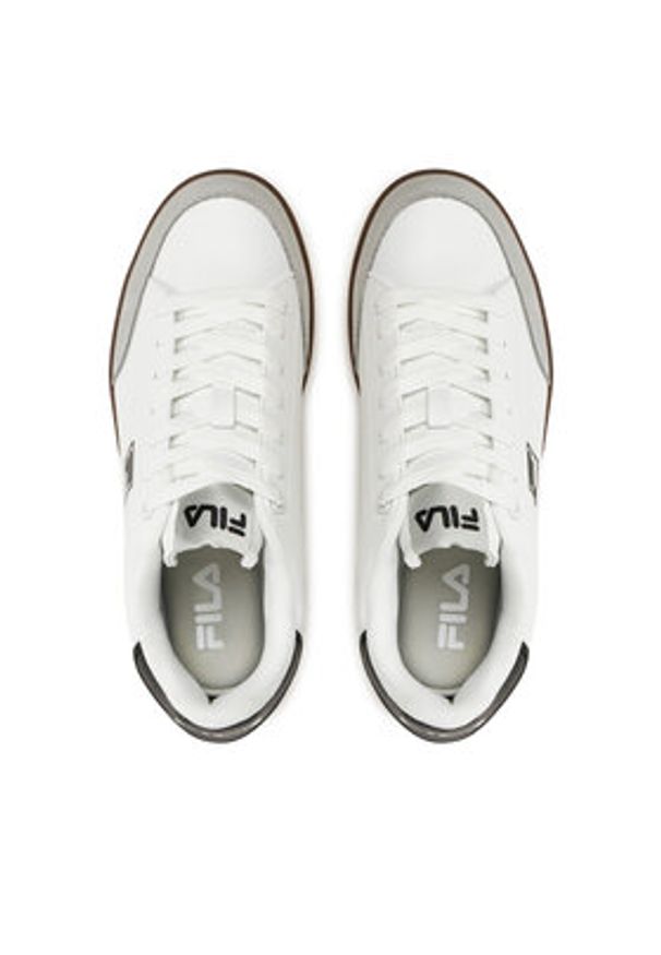 Fila Sneakersy Courtbay Wmn FFW0477.13036 Biały. Kolor: biały. Materiał: skóra