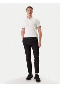BOSS Polo PL_GOC Chip Paddy 50554583 Biały Regular Fit. Typ kołnierza: polo. Kolor: biały. Materiał: bawełna #4