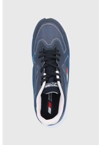 Tommy Sport buty sportowe Sleek kolor granatowy. Zapięcie: sznurówki. Kolor: niebieski. Materiał: materiał, tworzywo sztuczne, włókno, guma. Szerokość cholewki: normalna #2