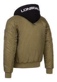 Kurtka puchowa Lonsdale Ballindean. Typ kołnierza: kaptur. Kolor: wielokolorowy, czarny, zielony. Materiał: puch #2