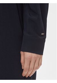 TOMMY HILFIGER - Tommy Hilfiger Koszula Smd Detail Fluid Shirt WW0WW40549 Granatowy Regular Fit. Kolor: niebieski. Materiał: wiskoza #4