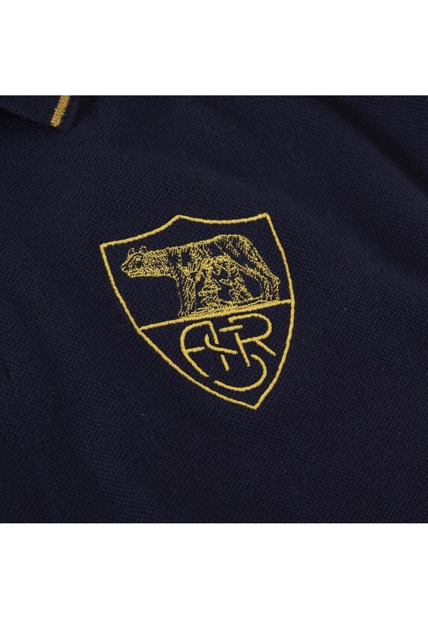 COPA FOOTBALL - AS Roma koszulka polo Heritage Niebieski. Typ kołnierza: polo. Kolor: niebieski. Materiał: materiał. Sport: piłka nożna