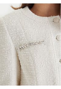 Guess Marynarka W6RL54 WJ632 Écru Regular Fit. Kolor: kremowy. Materiał: syntetyk #3