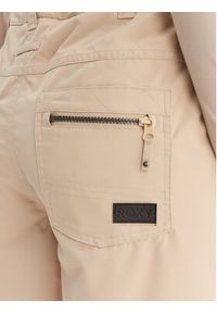 Roxy Spodnie snowboardowe Nadia ERJTP03271 Beżowy Tailored Fit. Kolor: beżowy. Materiał: syntetyk. Sport: snowboard #3