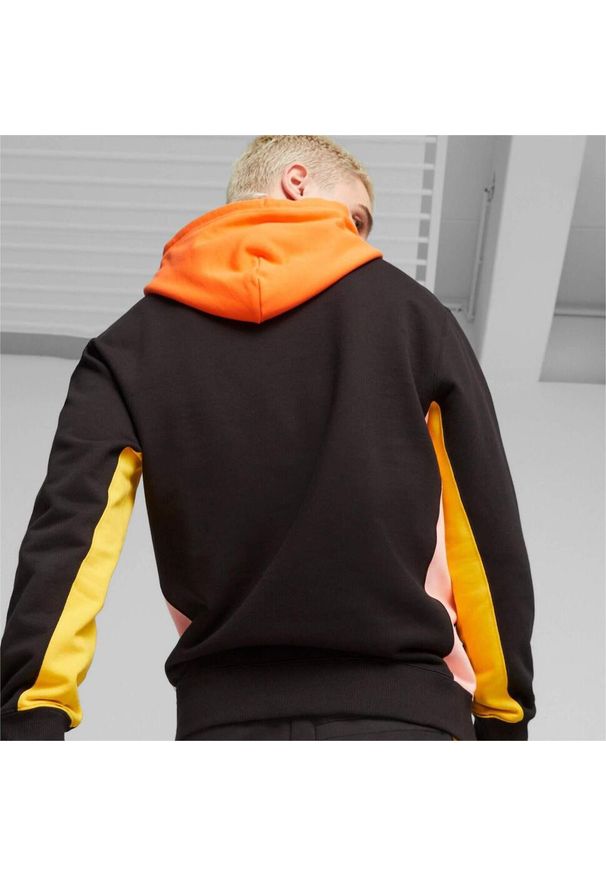 Bluza z kapturem Puma Classics Block Hoodie, Mężczyźni. Typ kołnierza: kaptur. Kolor: czarny. Materiał: bawełna, materiał