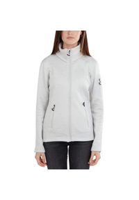 FUNDANGO - Sweter polarowy damski Fundango Antila Fleece. Kolor: biały. Materiał: polar. Sezon: zima. Sport: turystyka piesza