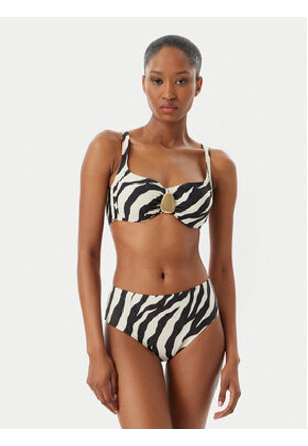 SELMARK - Selmark Góra od bikini BP212 Czarny. Kolor: czarny. Materiał: syntetyk