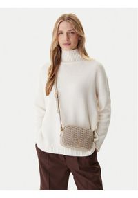 Calvin Klein Torebka LV04F3279G Beżowy. Kolor: beżowy. Materiał: skórzane #1