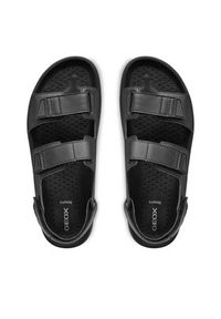 Geox Sandały U Flextride S U652JA 0009B C9999 Czarny. Kolor: czarny. Materiał: skóra #5