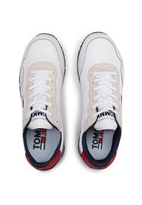Tommy Jeans Sneakersy Lifestyle Mix Runner EM0EM00668 Biały. Kolor: biały. Materiał: materiał #8