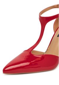 Nine West Szpilki WS21582-01 Czerwony. Kolor: czerwony. Materiał: materiał. Obcas: na szpilce #5