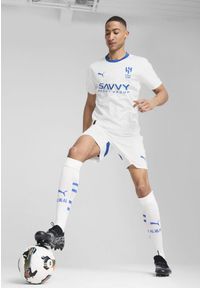 Puma - Al Hilal Saudi F.C. Męska koszulka wyjazdowa Stade Rennais F.C. PUMA. Kolor: biały, wielokolorowy, niebieski
