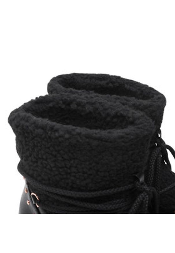 DeeZee Śniegowce WS5592-21 Czarny. Kolor: czarny. Materiał: materiał