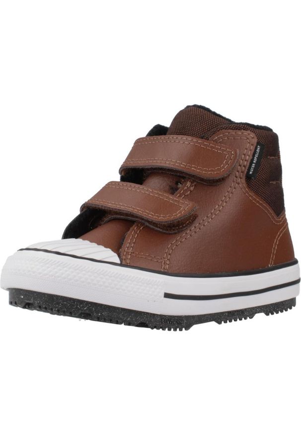 Converse - Buty CONVERSE CHUCK TAYLOR ALL STAR BERKSHIRE BOOT HI Brązowy. Okazja: na co dzień. Kolor: brązowy. Materiał: syntetyk, tkanina, skóra. Model: Converse All Star