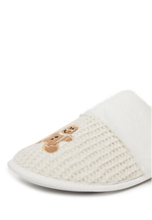 DeeZee Kapcie HHS-23W-3046 Biały. Kolor: biały. Materiał: materiał