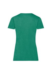 FRUIT OF THE LOOM - Koszulka Damska Valueweight. Kolor: zielony