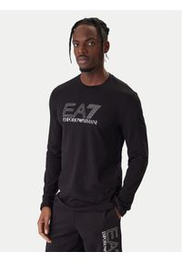EA7 Emporio Armani Longsleeve 7M001310 AF10373 UC001 Czarny Regular Fit. Kolor: czarny. Materiał: bawełna. Długość rękawa: długi rękaw #1