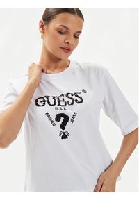Guess T-Shirt Aurelie V4YI06 I3Z14 Biały Boxy Fit. Kolor: biały. Materiał: bawełna #4