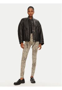 Pieces Legginsy Naja 17156977 Beżowy Regular Fit. Kolor: beżowy. Materiał: bawełna #3