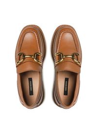 Gino Rossi Loafersy 222FW107 Brązowy. Kolor: brązowy. Materiał: skóra #4