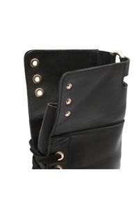 Eva Minge Trzewiki TOLEDO-2603-02 Czarny. Kolor: czarny. Materiał: skóra #6